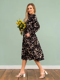 Платья ISSA Plus модель 13738_black Фото