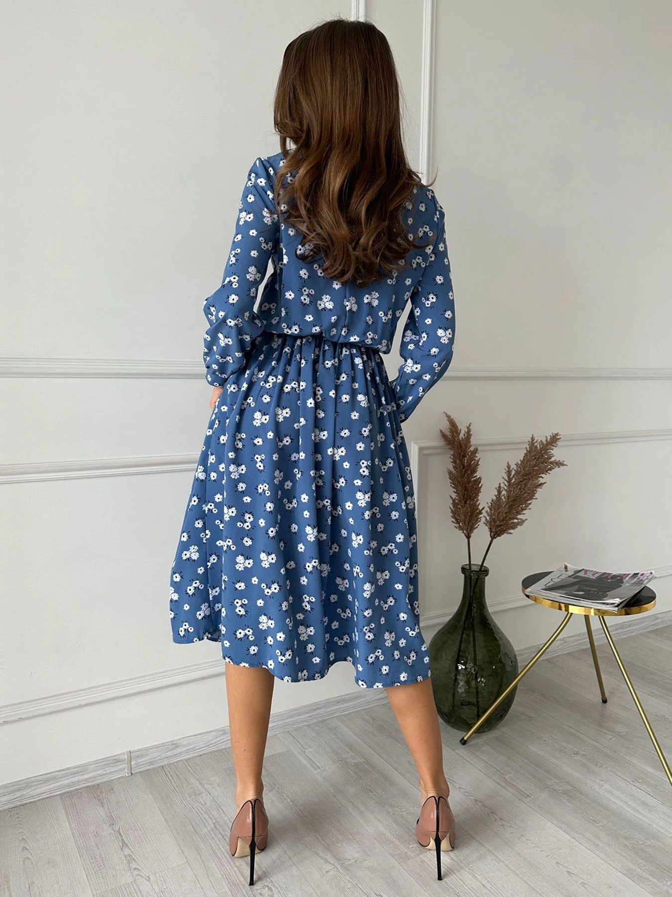Платья ISSA Plus модель 13739_blue Фото
