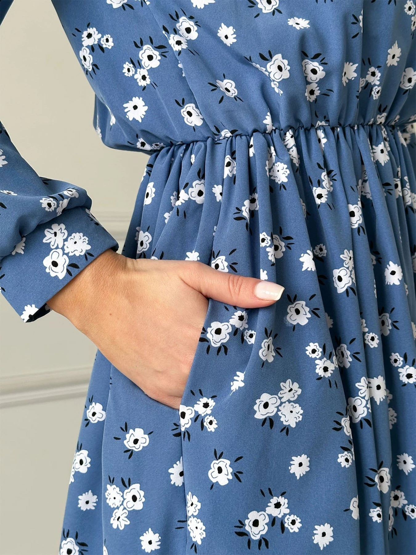 Платья ISSA Plus модель 13739_blue Фото