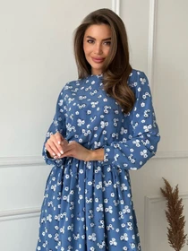 Платья ISSA Plus модель 13739_blue Фото