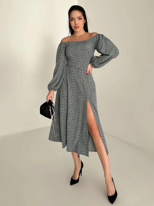 Сукні ISSA Plus модель 13741_multicolor Фото