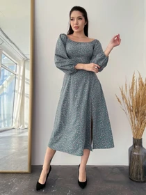 Платья ISSA Plus модель 13741_multicolor Фото