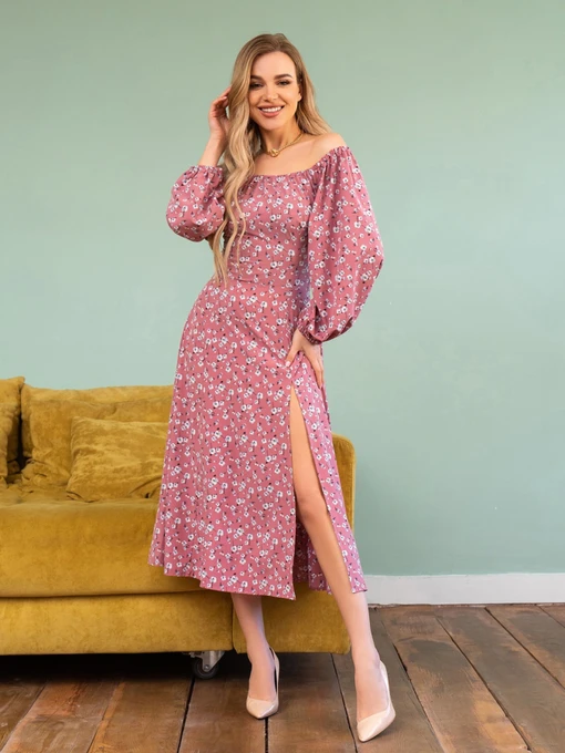 Сукні ISSA Plus модель 13742_pink Фото