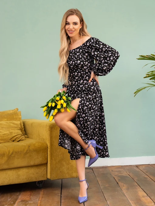 Сукні ISSA Plus модель 13742_black Фото