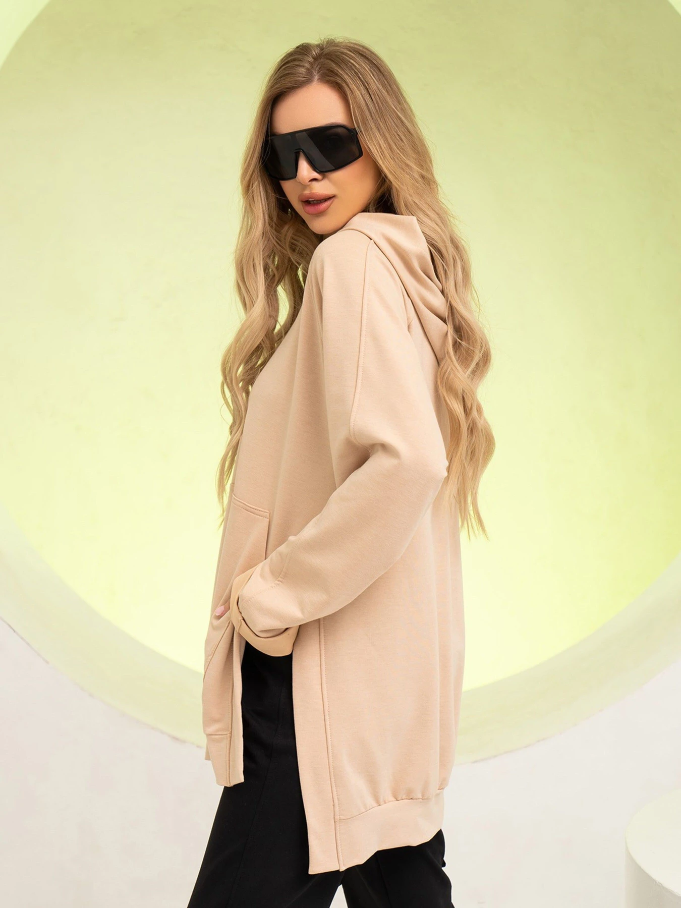 Худи и свитшоты ISSA Plus модель 13743_beige Фото