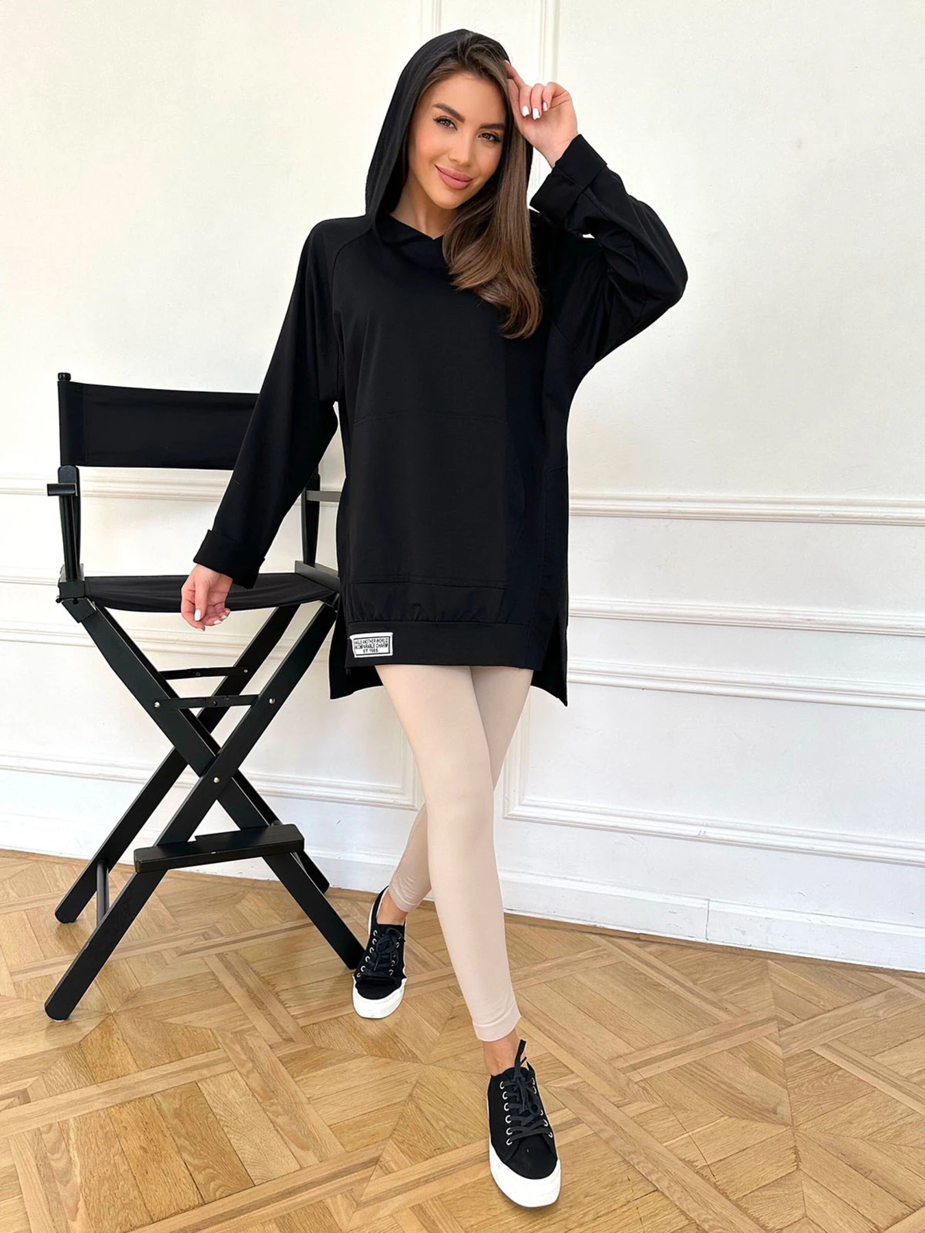 Худи и свитшоты ISSA Plus модель 13743_black Худи и свитшоты ISSA Plus модель 13743_black Фото