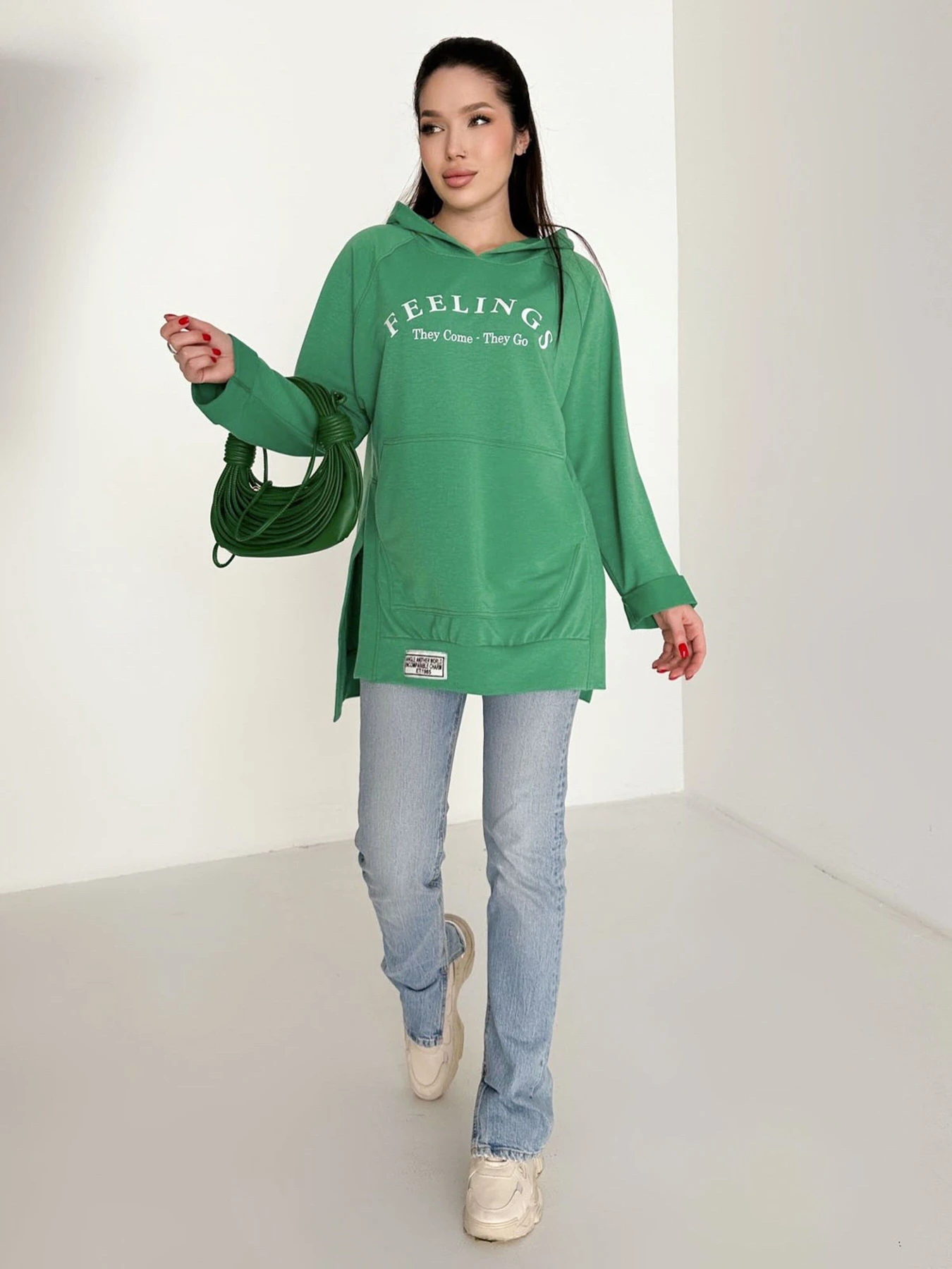 Худи и свитшоты ISSA Plus модель 13744_green Фото
