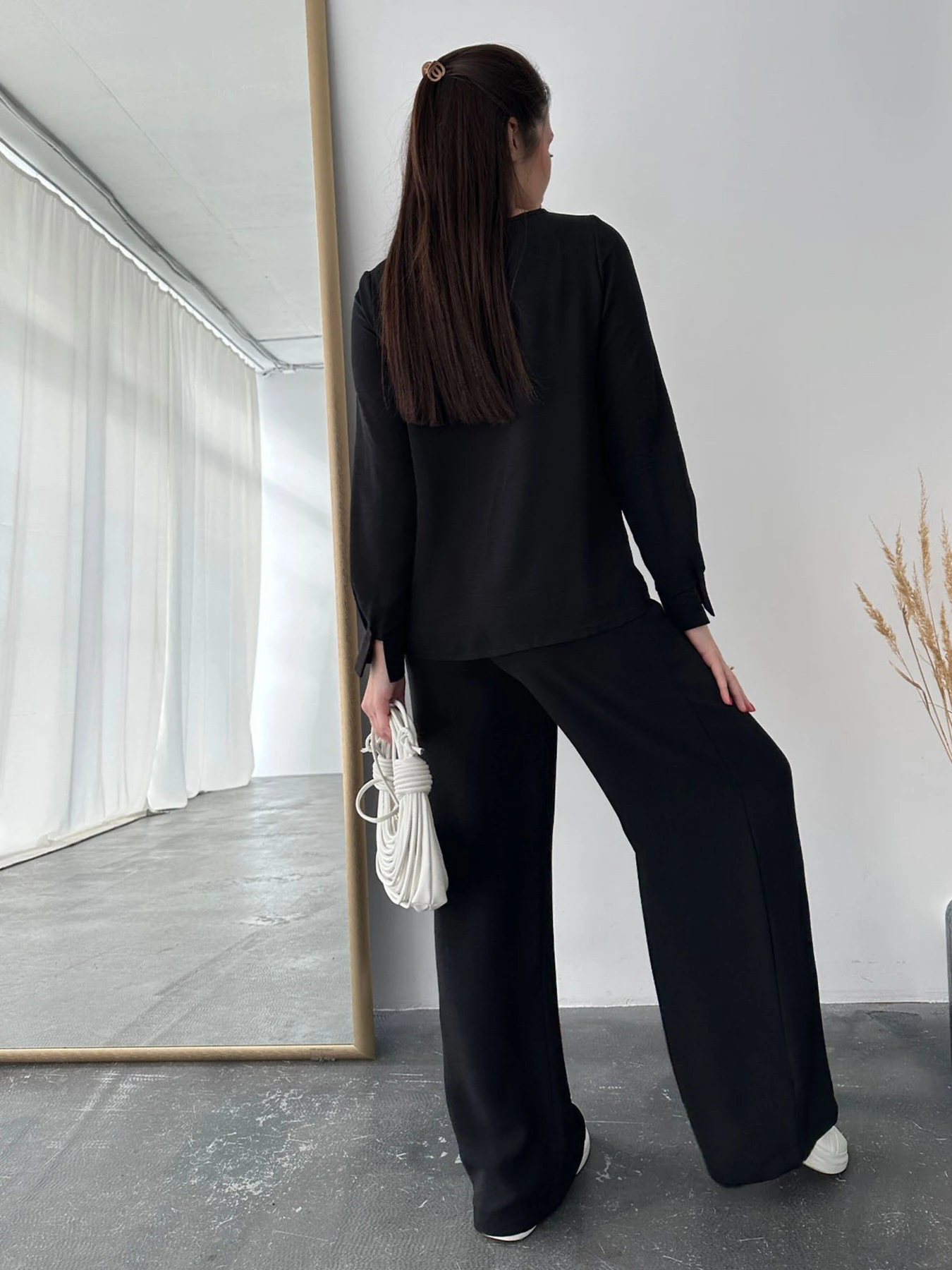 Костюмы ISSA Plus модель 13746_black Костюмы ISSA Plus модель 13746_black Фото