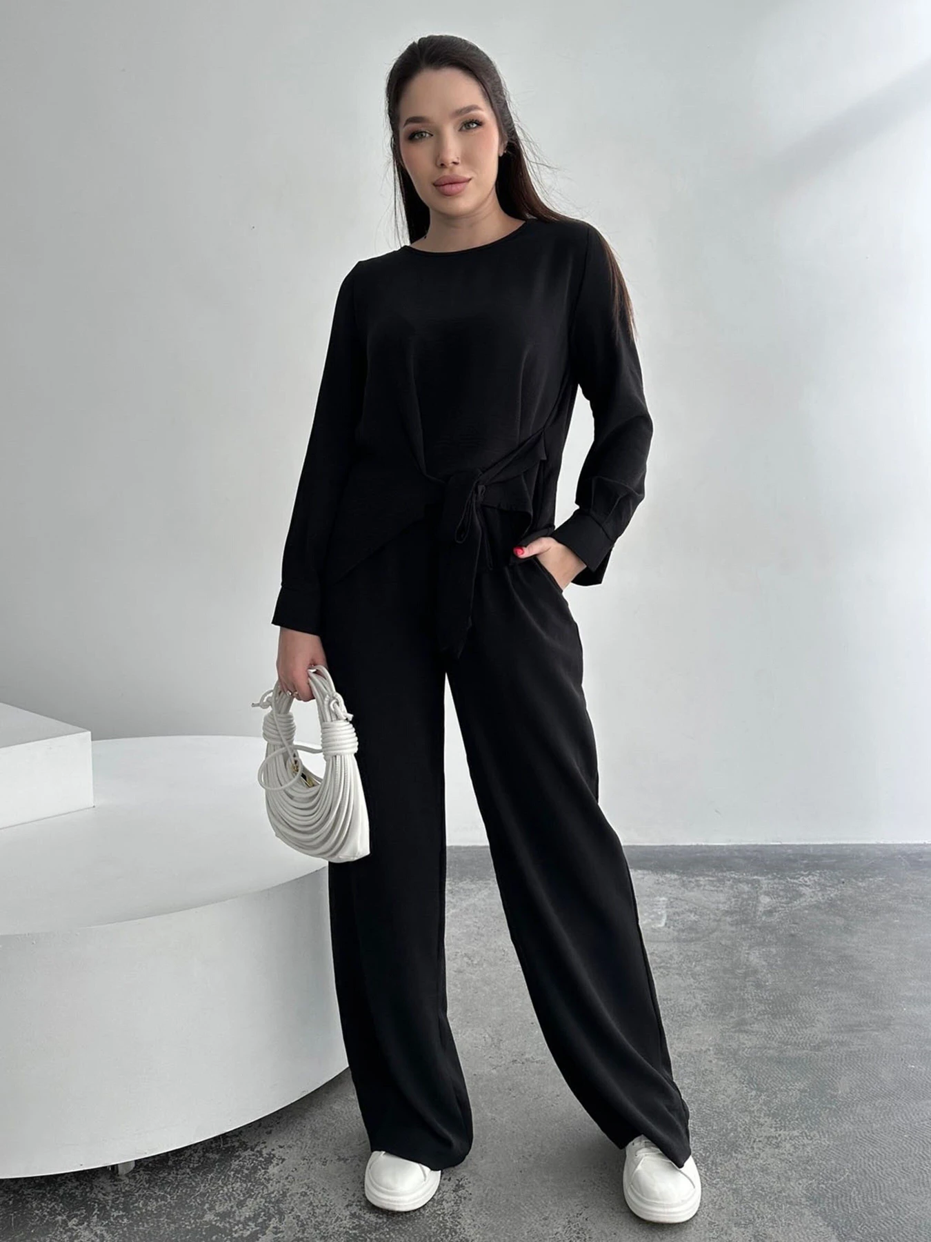Костюмы ISSA Plus модель 13746_black Костюмы ISSA Plus модель 13746_black Фото