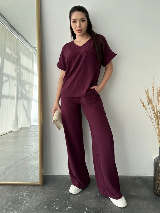 Костюмы ISSA Plus модель 13747_purple Фото