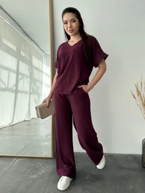 Костюмы ISSA Plus модель 13747_purple Фото