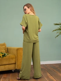 Костюми ISSA Plus модель 13747_khaki Фото