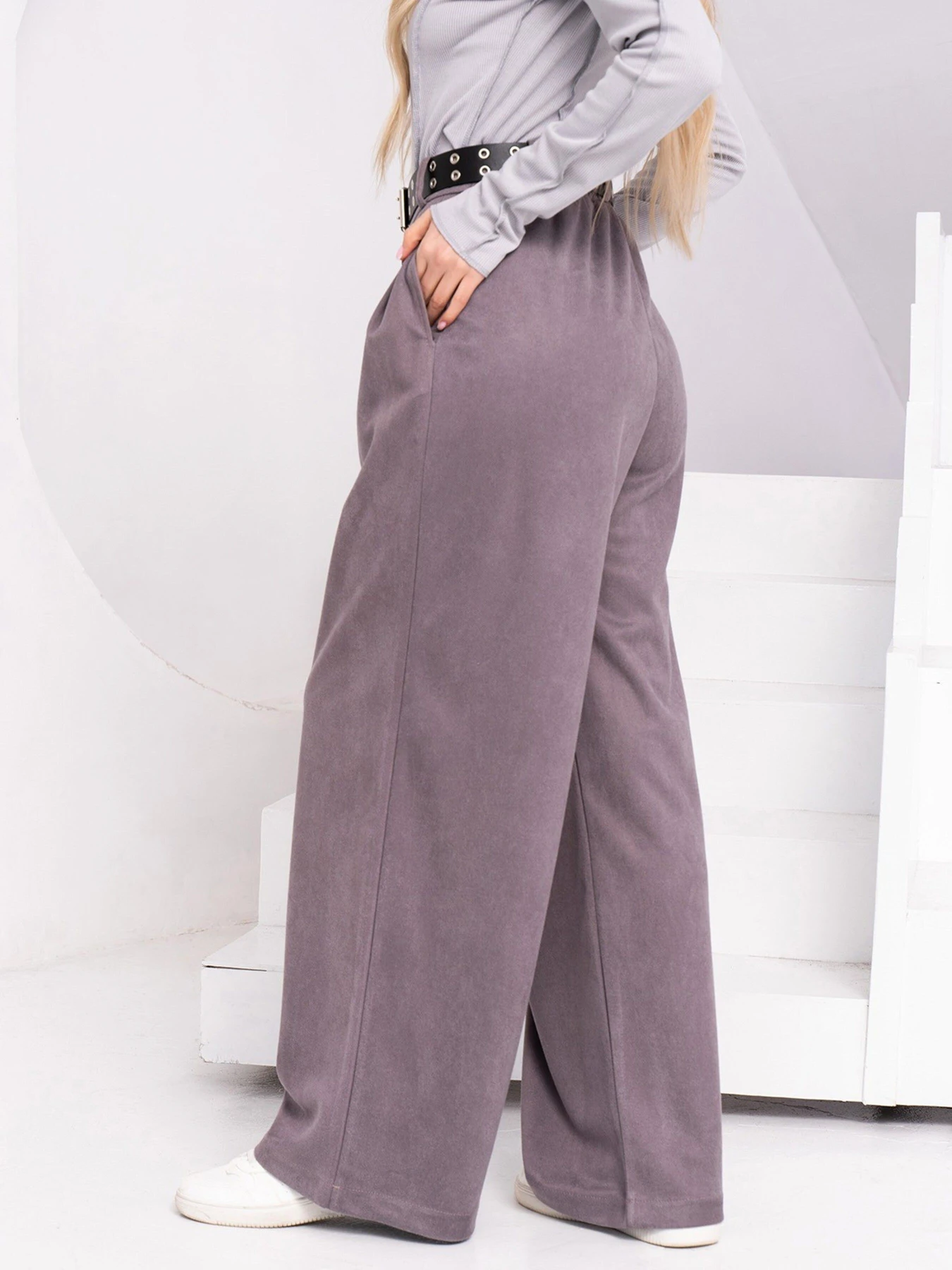 Штани ISSA Plus модель 13749_grey Штани ISSA Plus модель 13749_grey Фото
