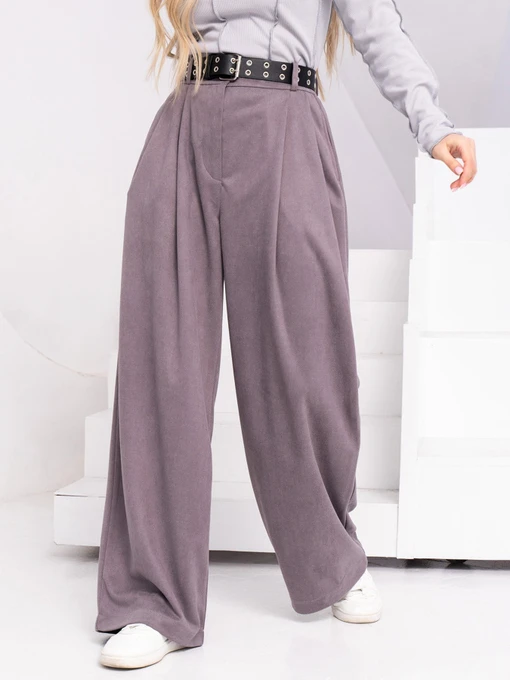 Брюки ISSA Plus модель 13749_grey Фото