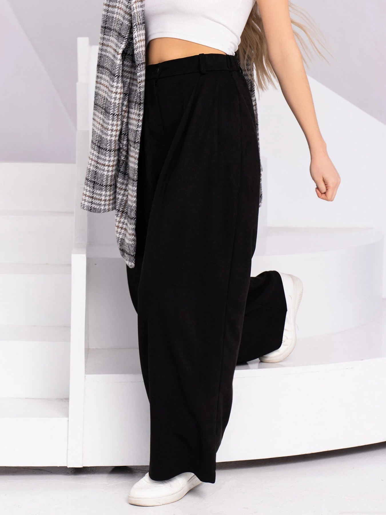 Штани ISSA Plus модель 13749_black Фото