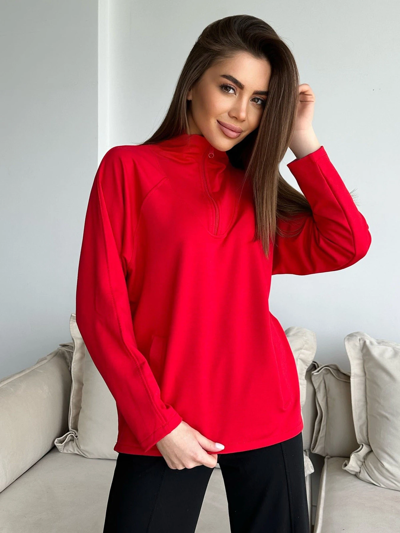 Худи и свитшоты ISSA Plus модель 13751_red Фото