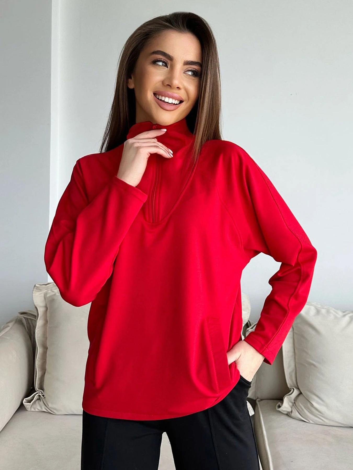 Худи и свитшоты ISSA Plus модель 13751_red Фото