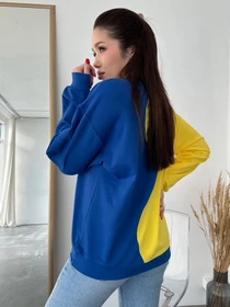 Худи и свитшоты ISSA Plus модель 13755_yellowblue Фото