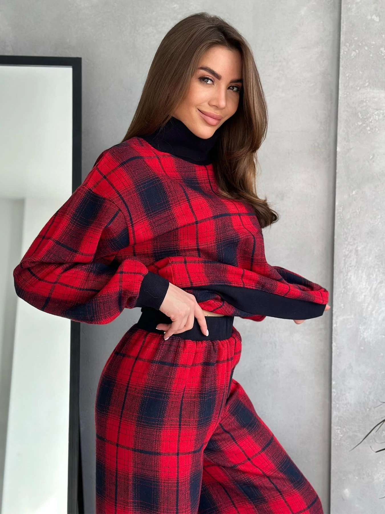 Костюми ISSA Plus модель 13756_red Фото