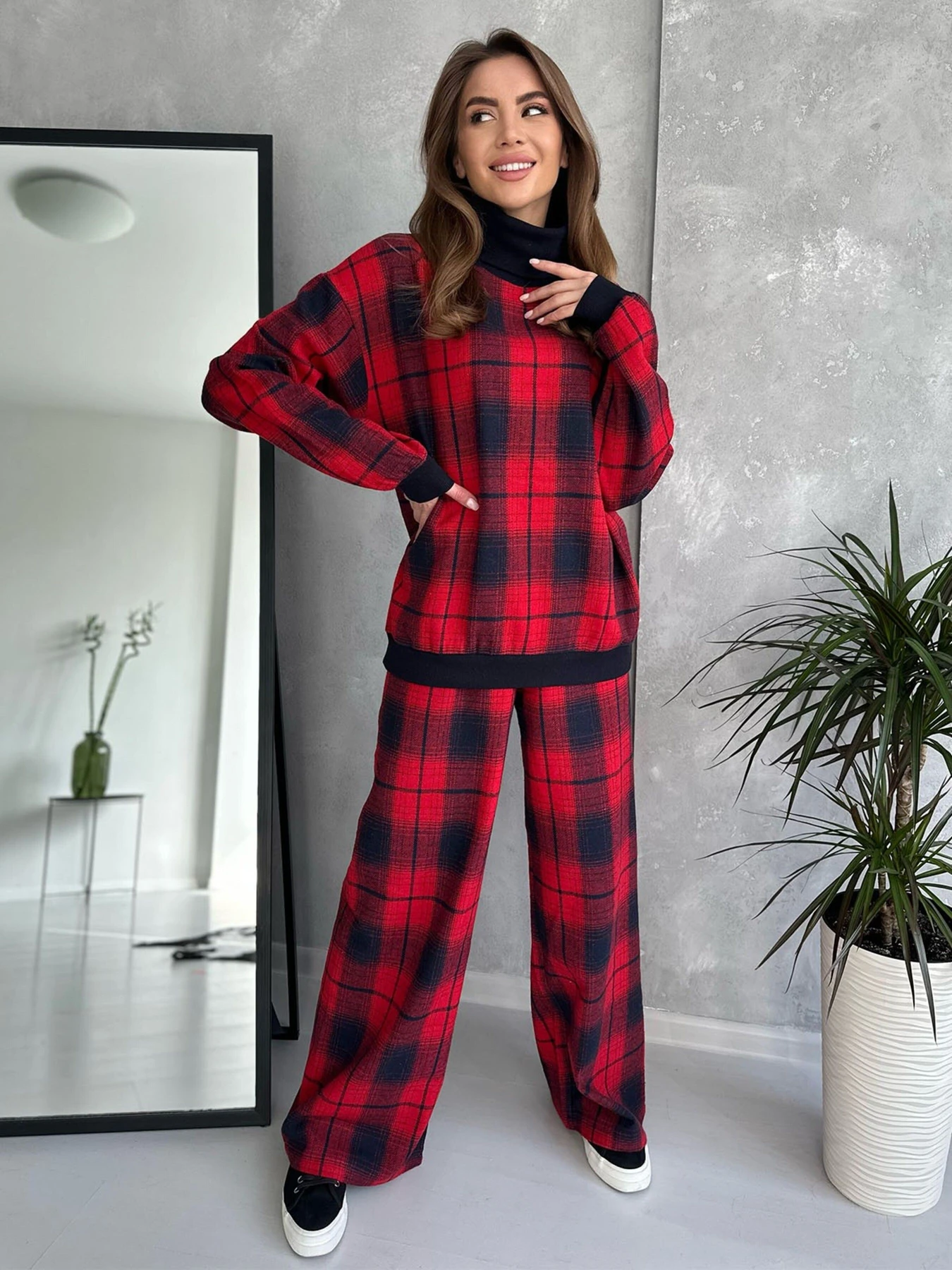 Костюми ISSA Plus модель 13756_red Фото
