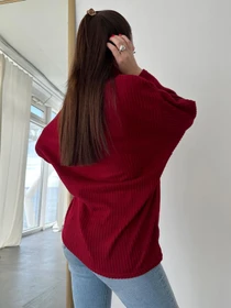 Светри та кардигани ISSA Plus модель 13763_burgundy Фото