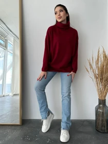 Светри та кардигани ISSA Plus модель 13763_burgundy Фото