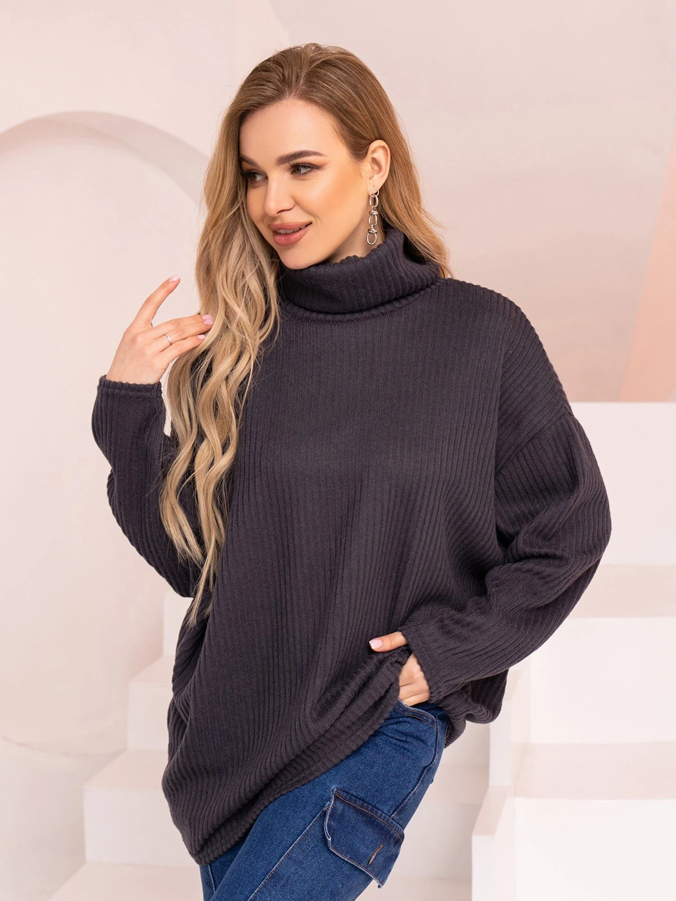 Светри та кардигани ISSA Plus модель 13763_darkgray Фото