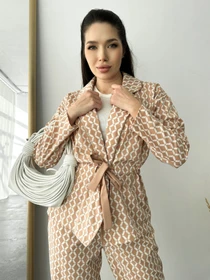 Костюми ISSA Plus модель 13765_beige Фото