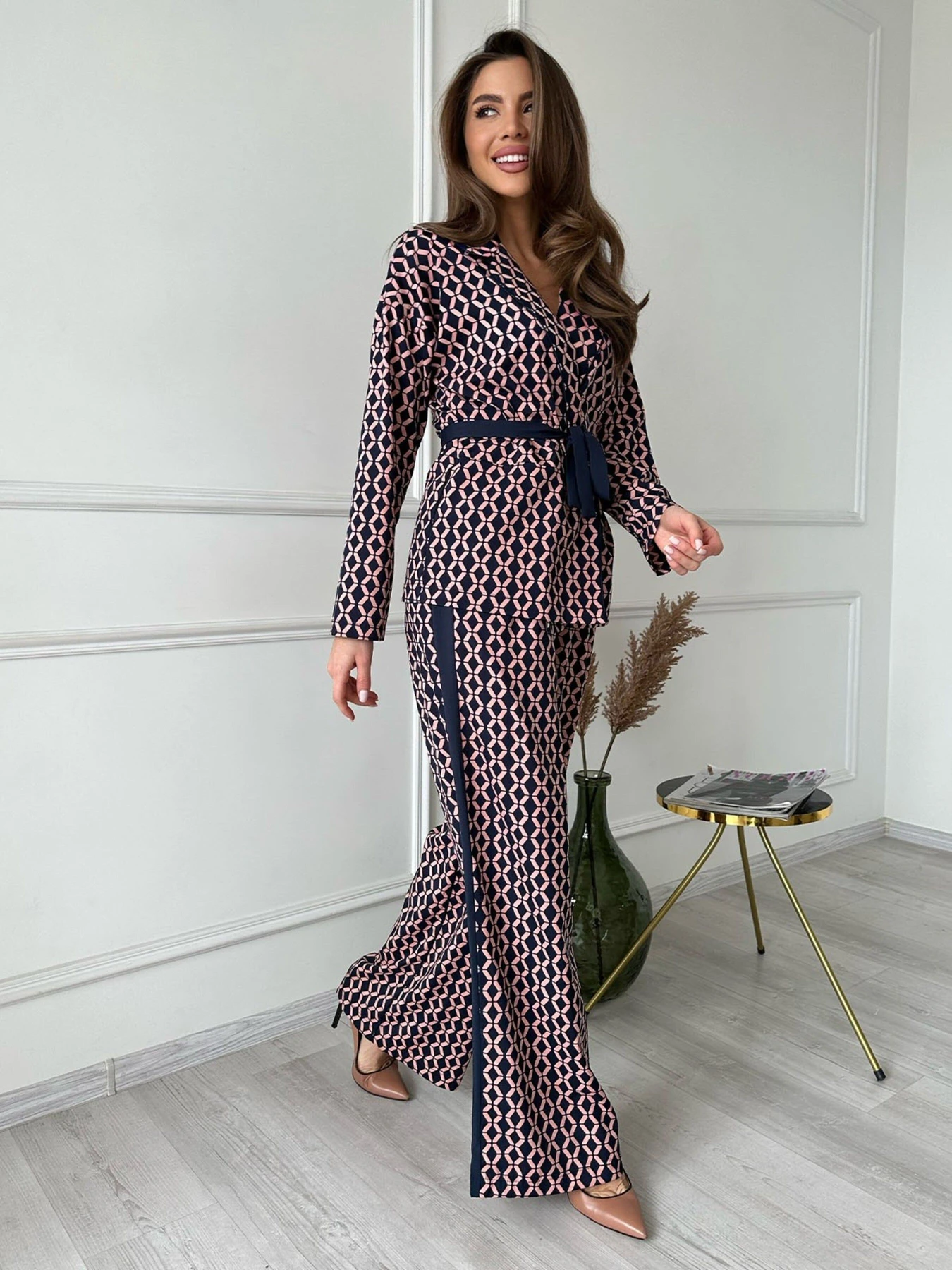 Костюмы ISSA Plus модель 13765_blue Костюмы ISSA Plus модель 13765_blue Фото