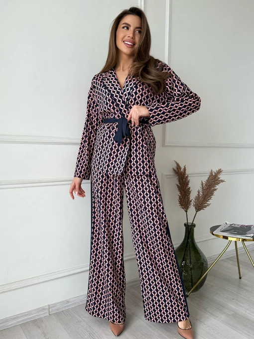 Костюмы ISSA Plus модель 13765_blue Фото