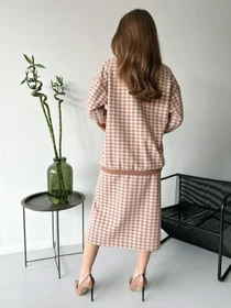 Костюмы ISSA Plus модель 13769_beige Фото