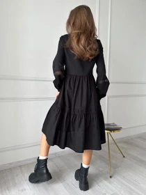 Платья ISSA Plus модель SA-455_black Фото