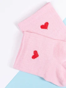 Носки и гольфы ISSA Plus модель NS-255_pink Фото