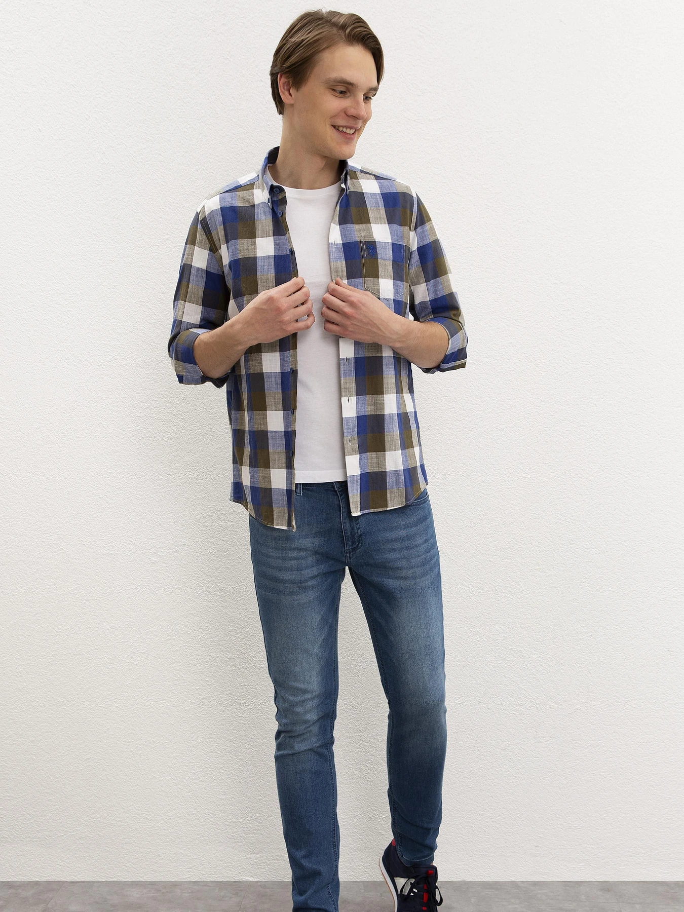 Рубашки US Polo модель G081GL004.000.988126.VR027 Фото
