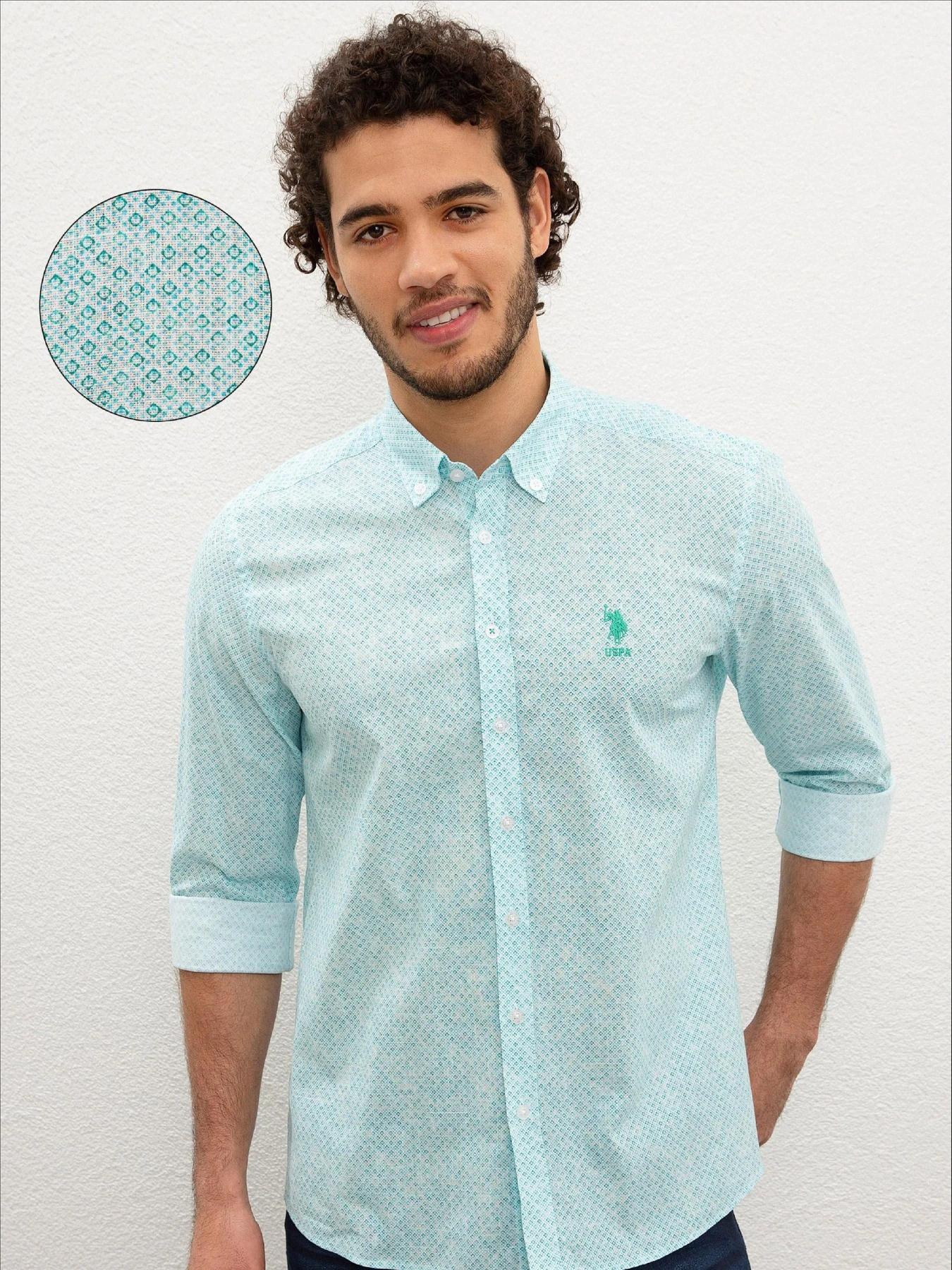 Сорочки US Polo модель G081GL004.000.988059.VR090 Фото
