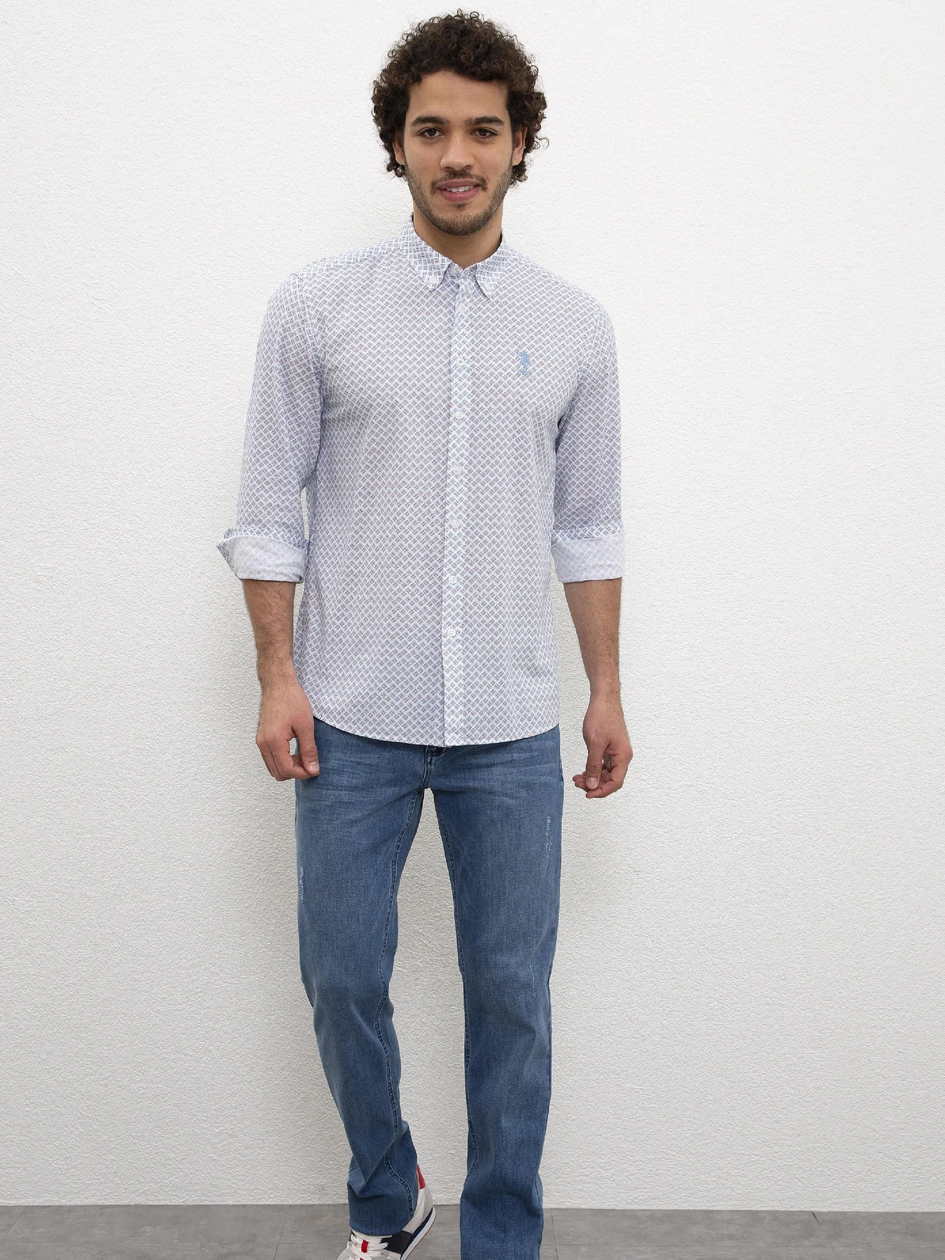 Рубашки US Polo модель G081GL004.000.987947.VR051 Фото