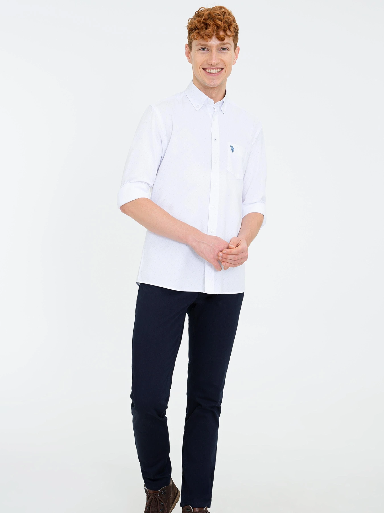Рубашки US Polo модель G081GL004.000.1273414.VR013 Фото