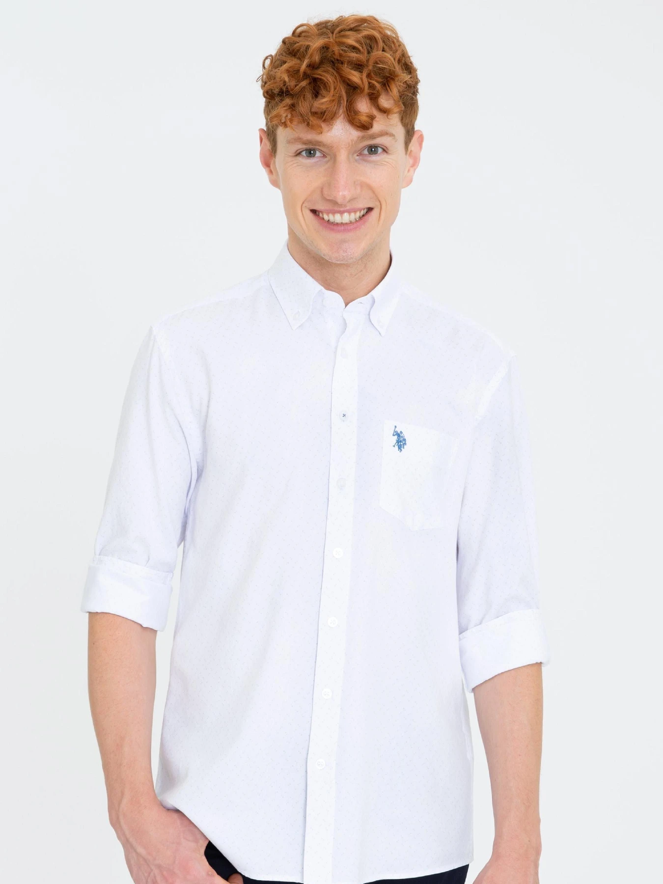 Рубашки US Polo модель G081GL004.000.1273414.VR013 Фото