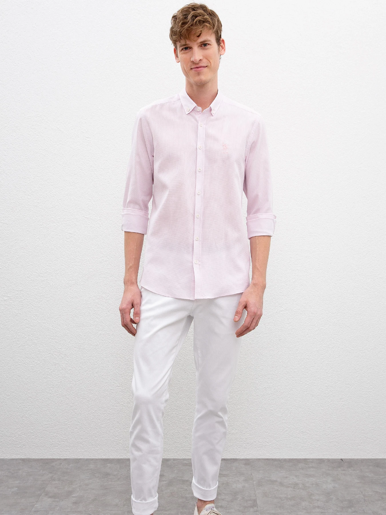 Рубашки US Polo модель G081SZ004.000.1011715.VR078 Фото
