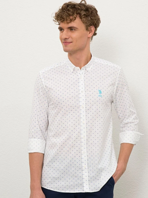 Рубашки US Polo модель G081SZ004.000.1011939.VR013 Фото