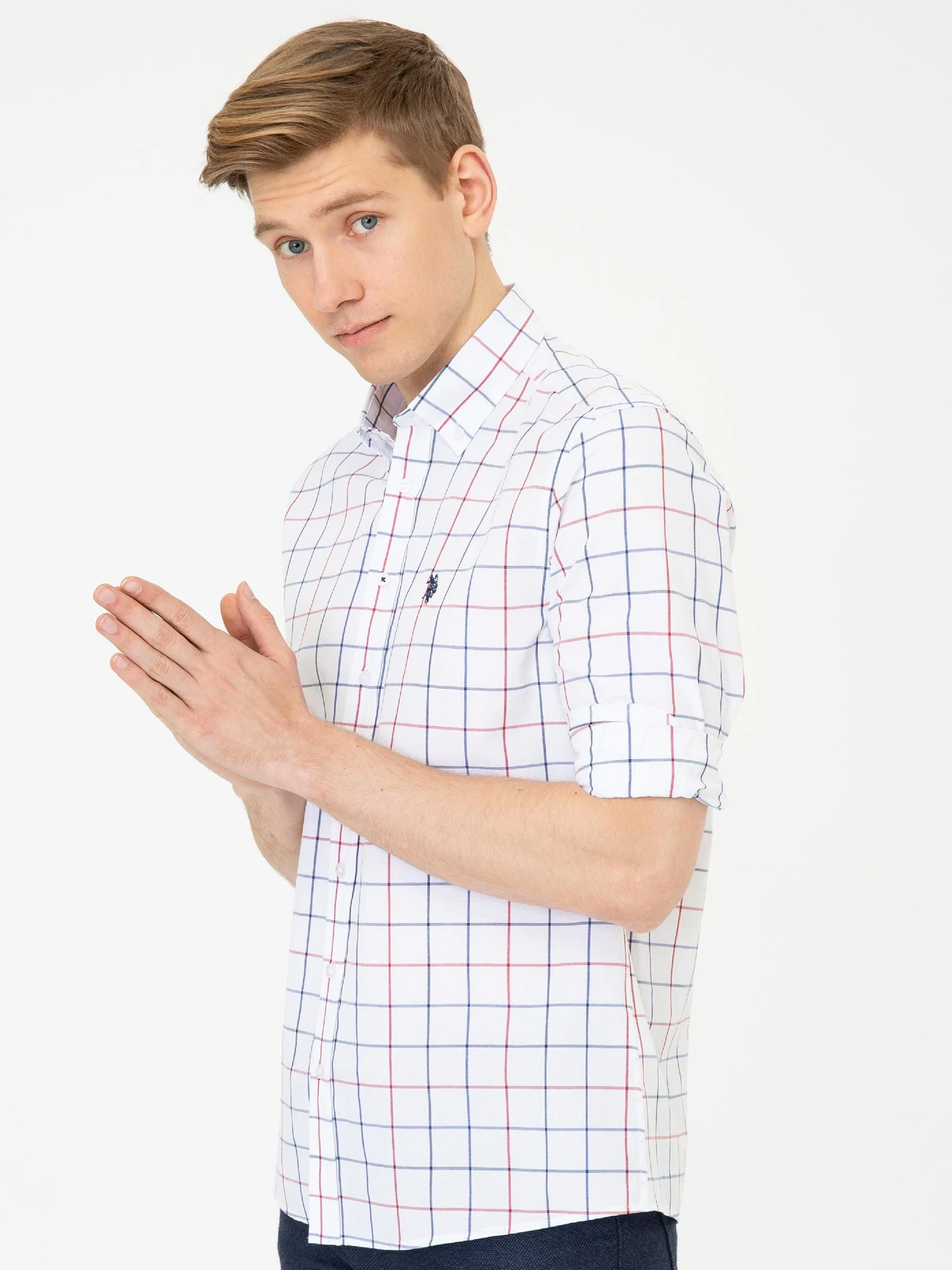 Рубашки US Polo модель G081SZ004.000.1378551.VR014 Фото