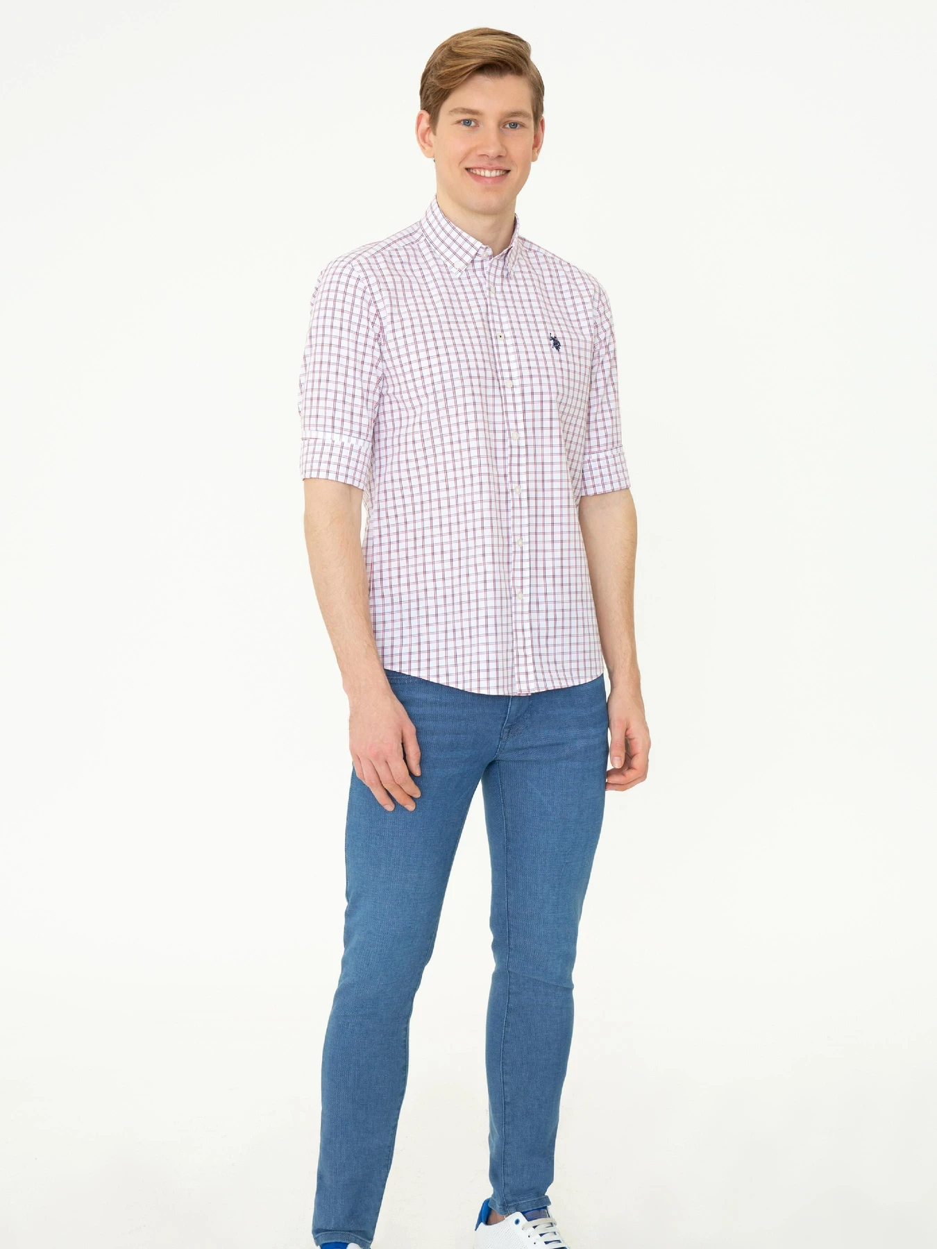 Рубашки US Polo модель G081SZ004.000.1378555.VR030 Фото