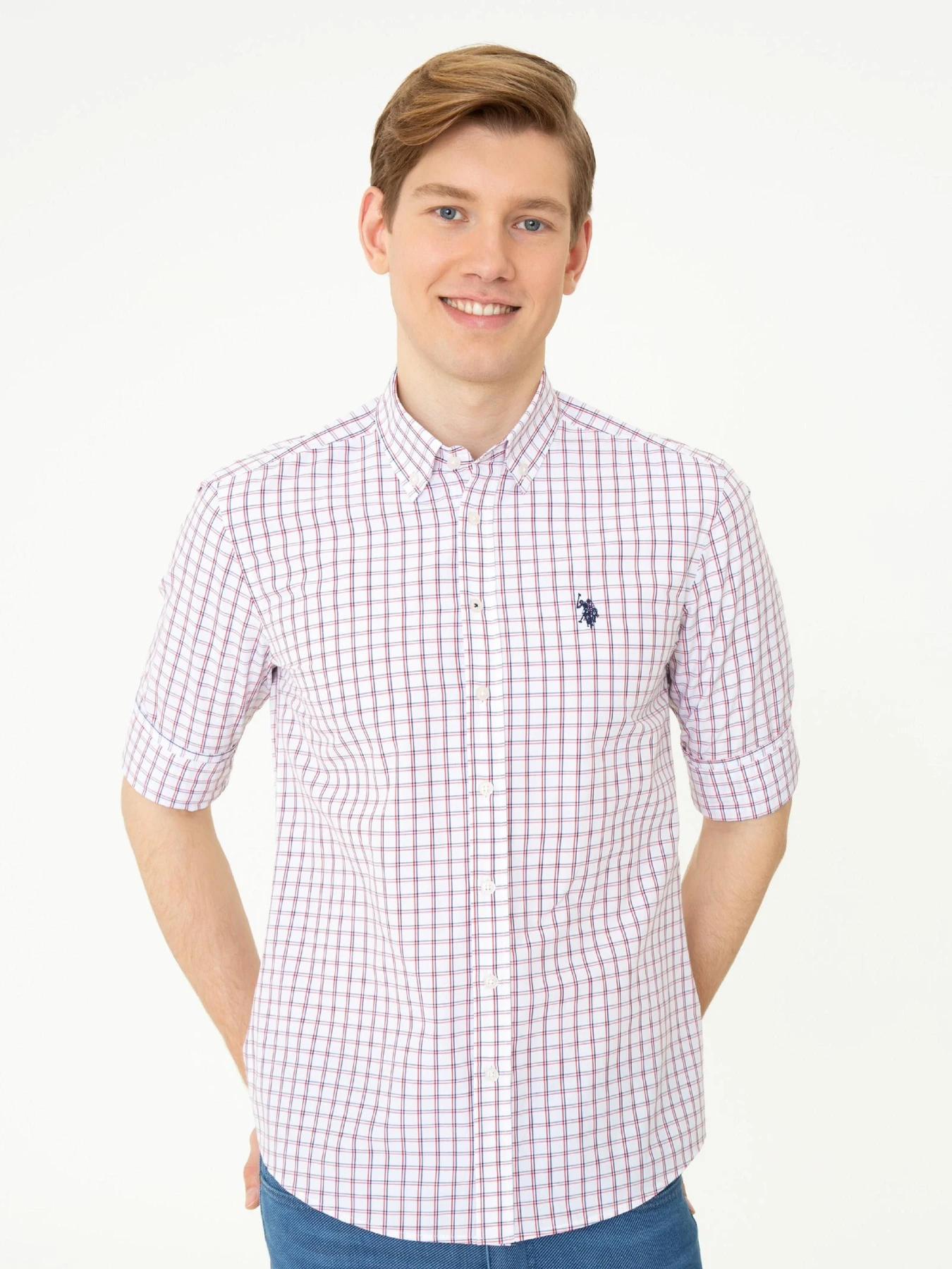 Рубашки US Polo модель G081SZ004.000.1378555.VR030 Фото