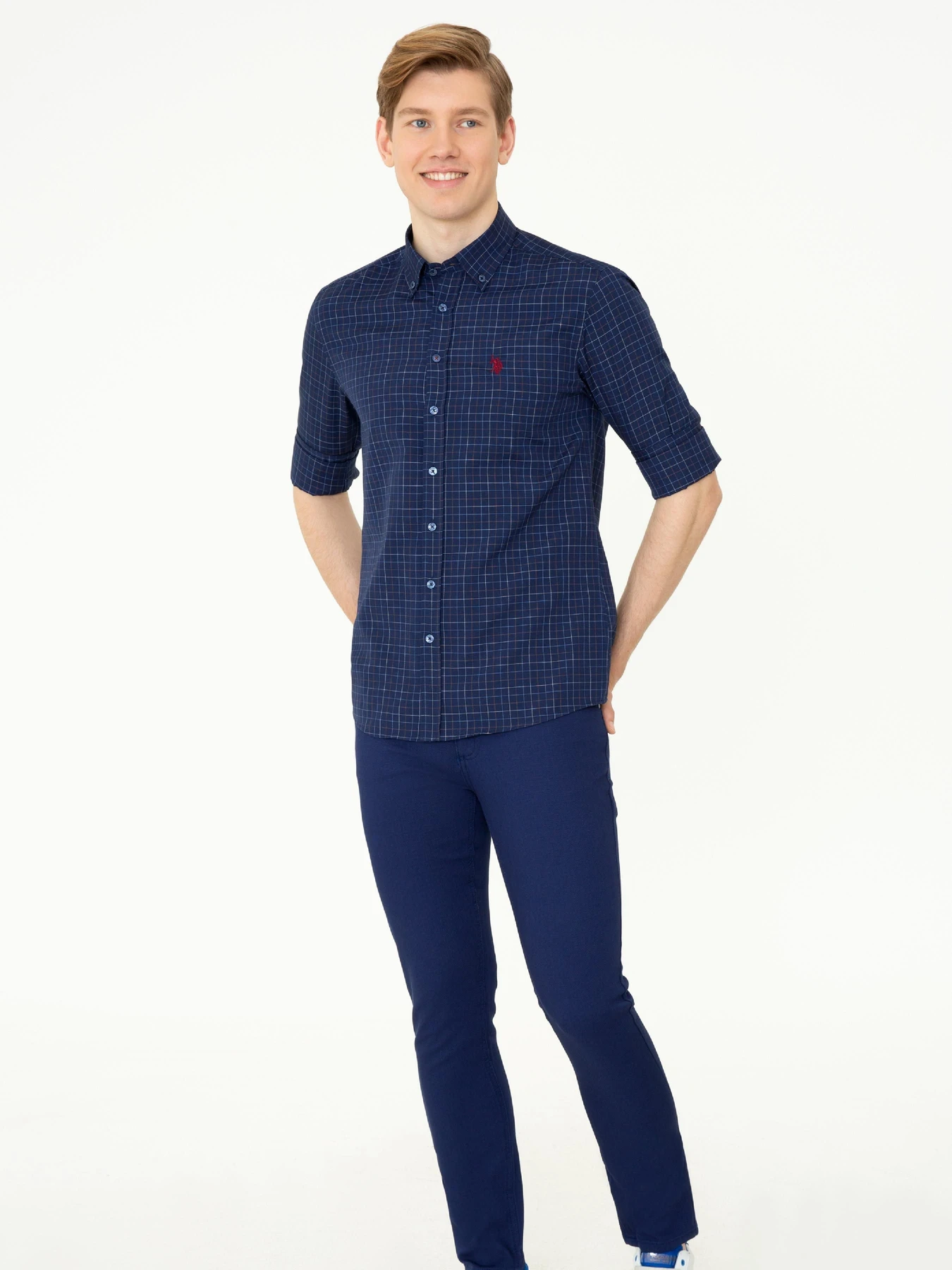Рубашки US Polo модель G081SZ004.000.1378580.VR033 Фото