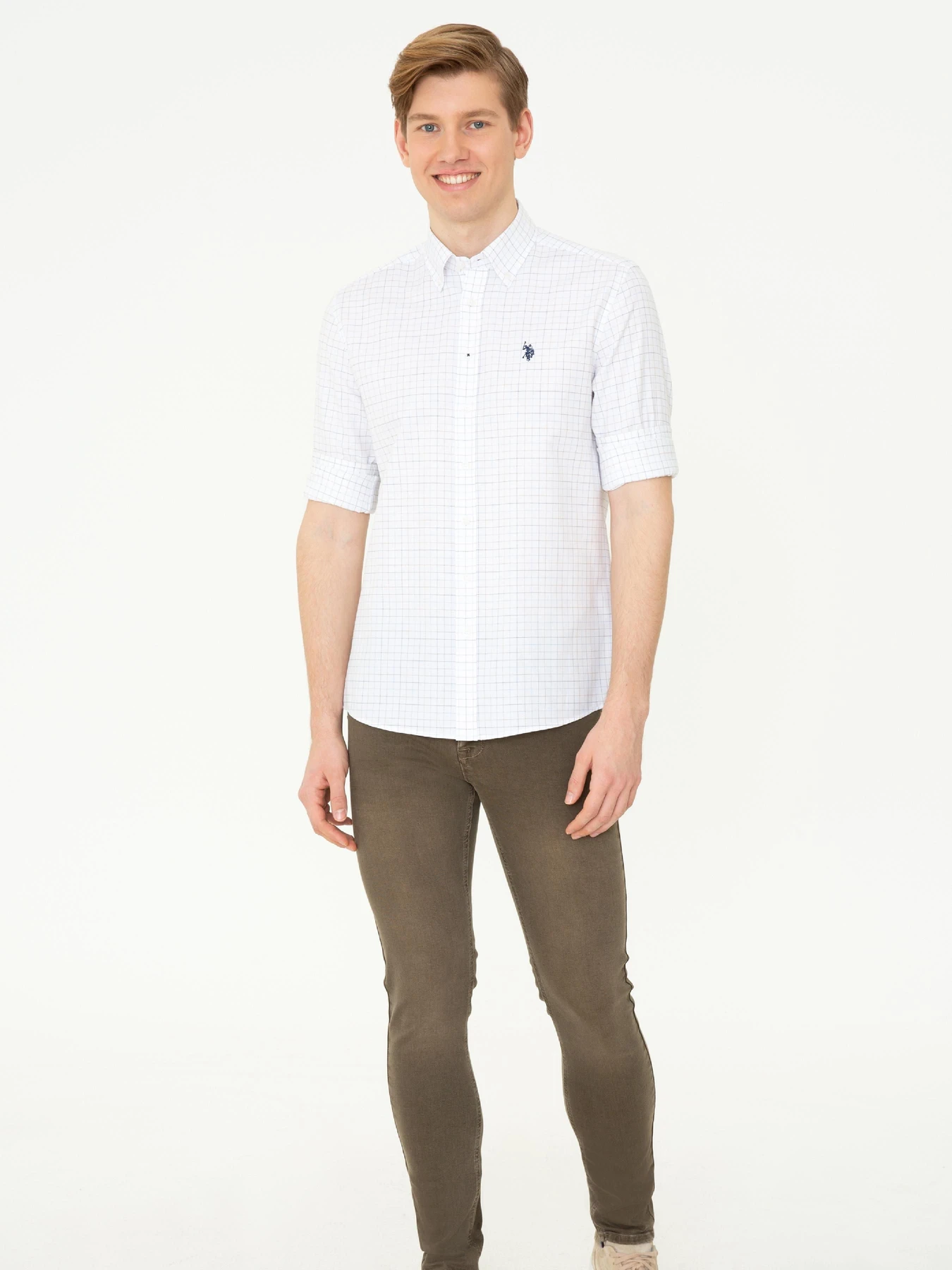 Рубашки US Polo модель G081SZ004.000.1378580.VR013 Фото