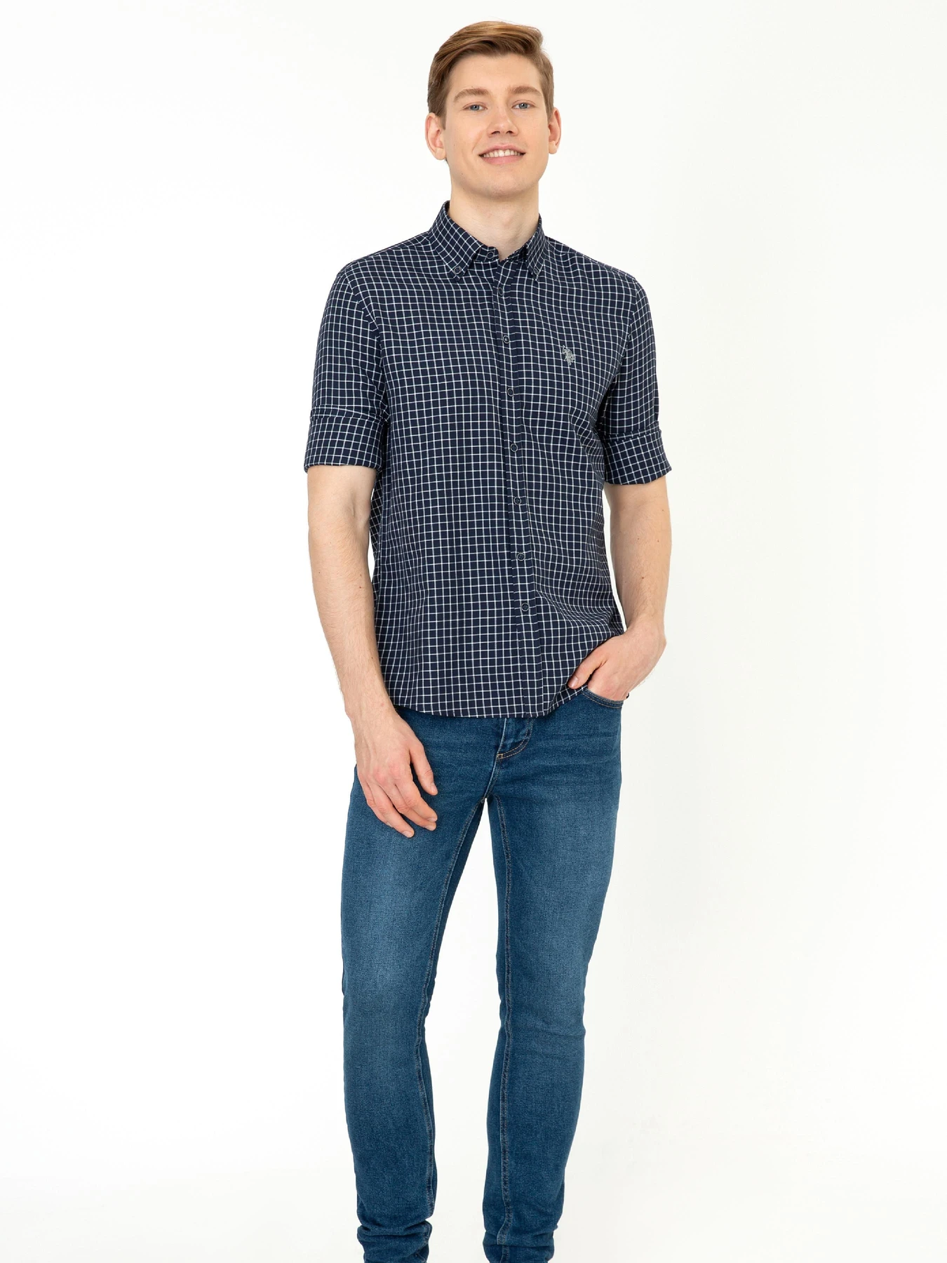 Рубашки US Polo модель G081SZ004.000.1378589.VR033 Фото