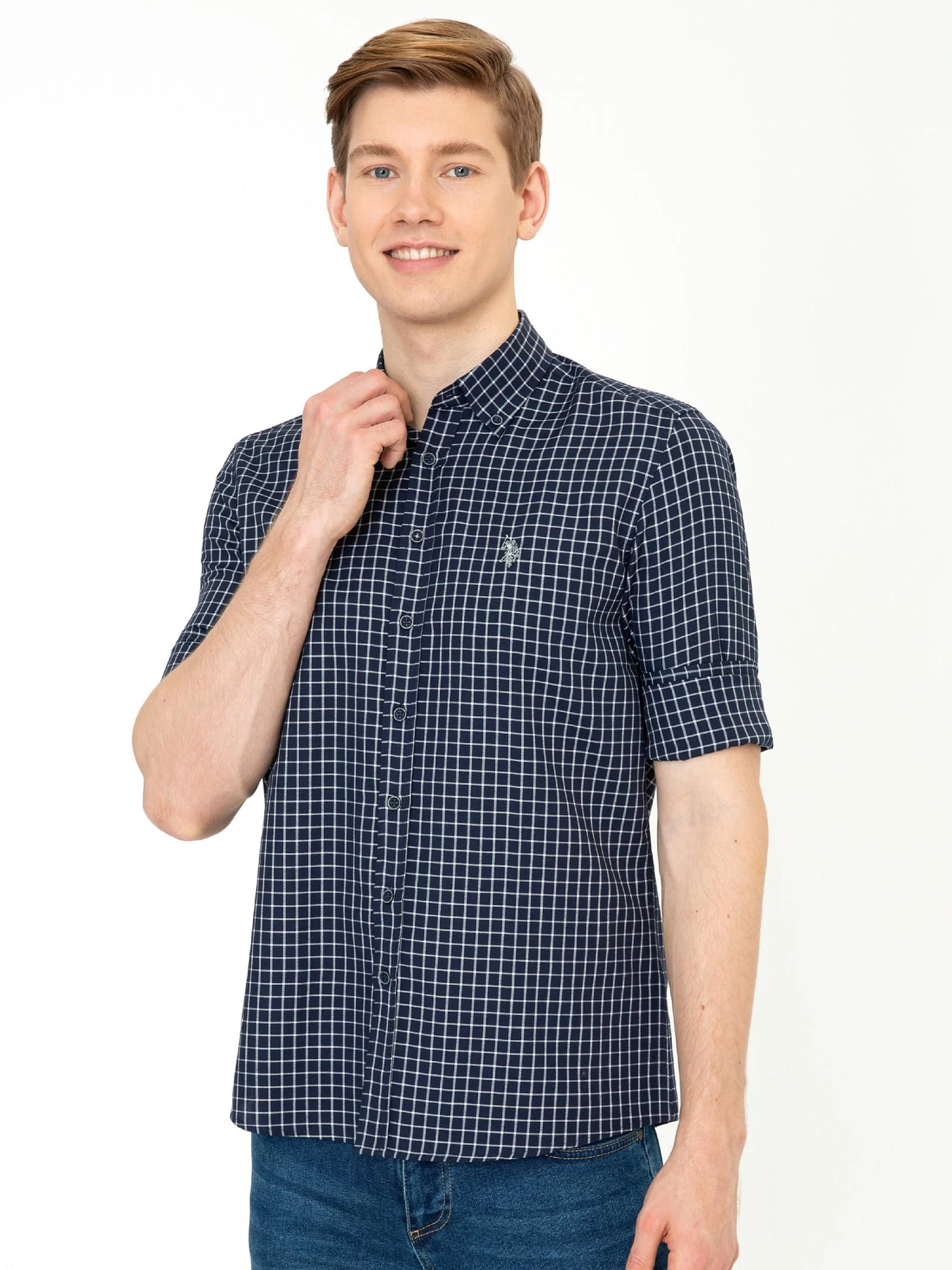 Рубашки US Polo модель G081SZ004.000.1378589.VR033 Фото