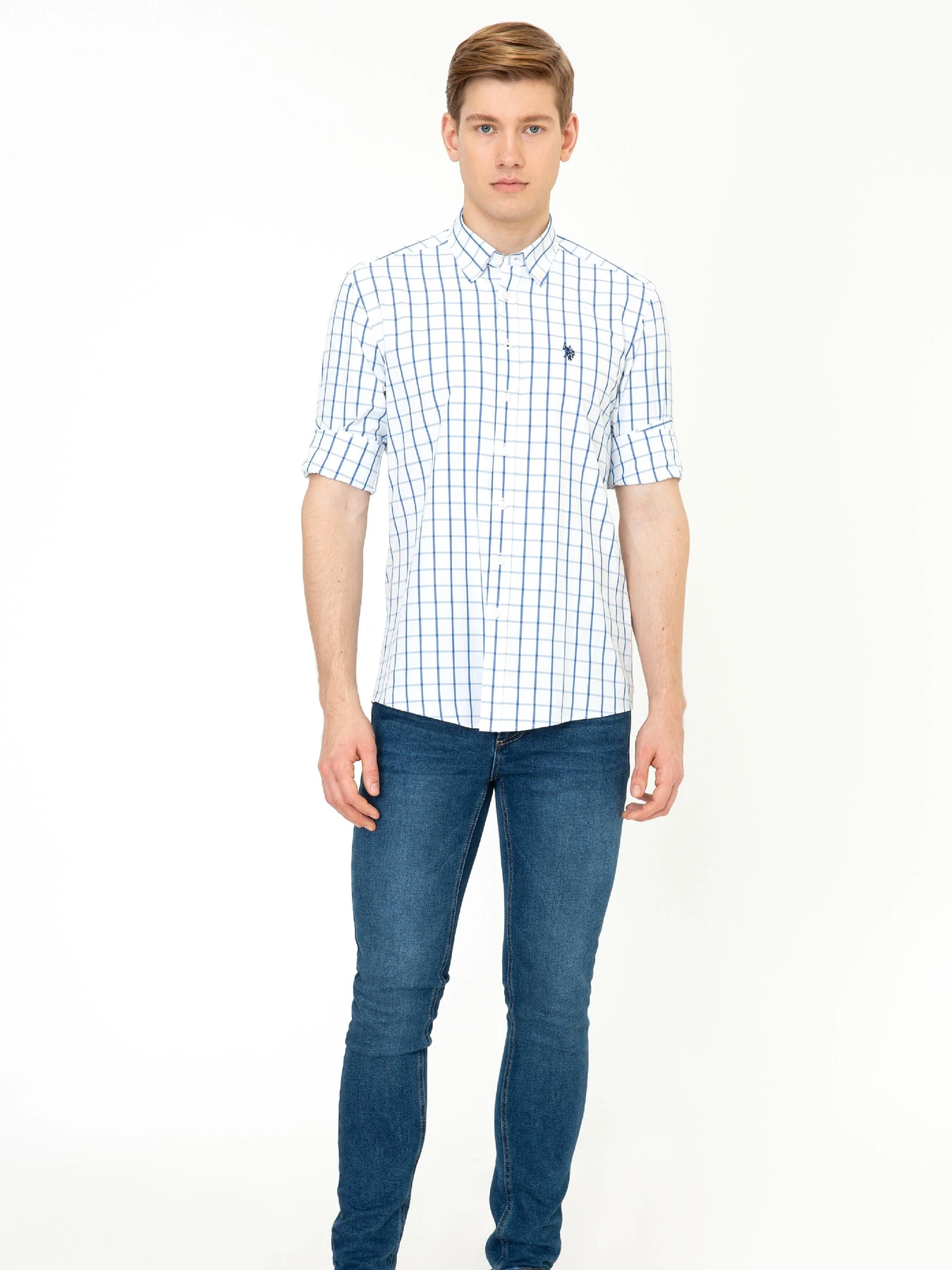 Рубашки US Polo модель G081SZ004.000.1378603.VR013 Фото