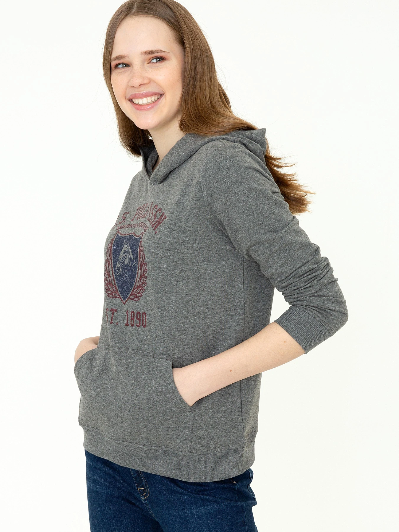 Худи и свитшоты US Polo модель G082GL082.000.1255436.VR081 Худи и свитшоты US Polo модель G082GL082.000.1255436.VR081 Фото