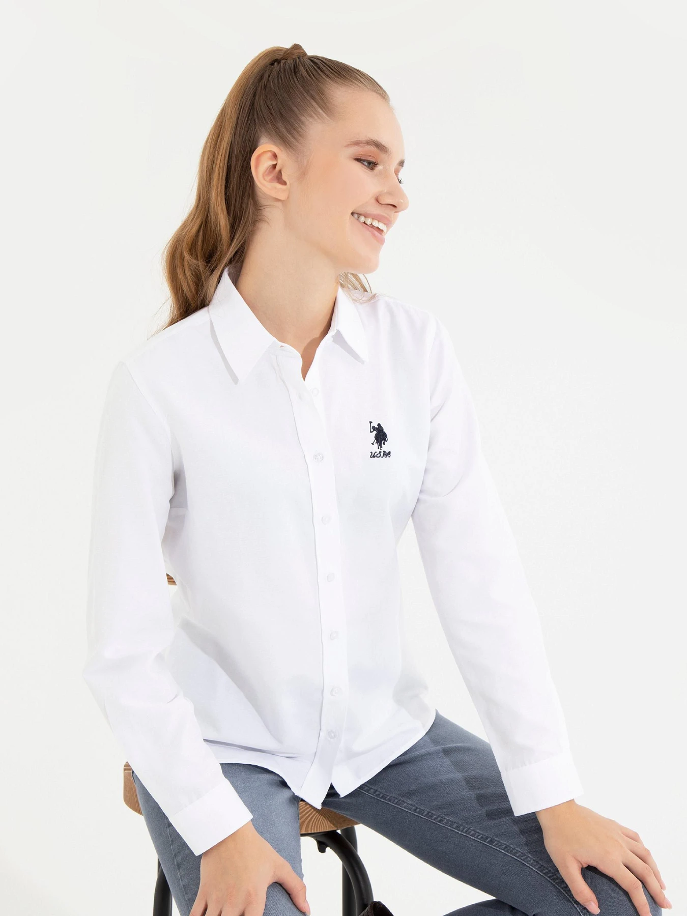 Рубашки US Polo модель G082GL004.000.1450236.VR013 Фото